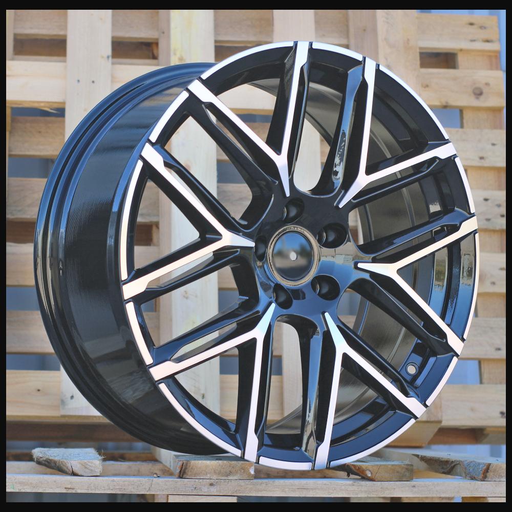 Wheel R20x9J  5X112  ET  35  66.5  HF736  (F734)  Black Polished (MB)  For AUD  (Z3)  (HYBRID FORGED)