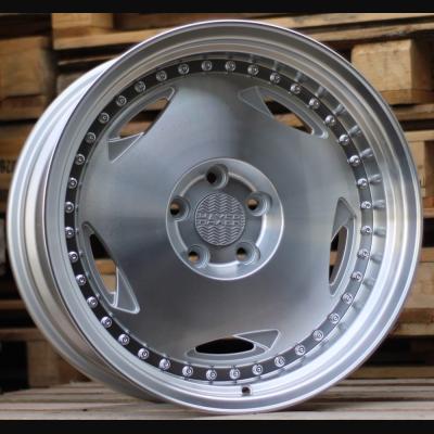 Wheel R15x8J  4X100  ET  20  73.1  HX029  Polished Silver+Polished Lip (MSPL)  For HAXER  (K7)  (Rear+Front)