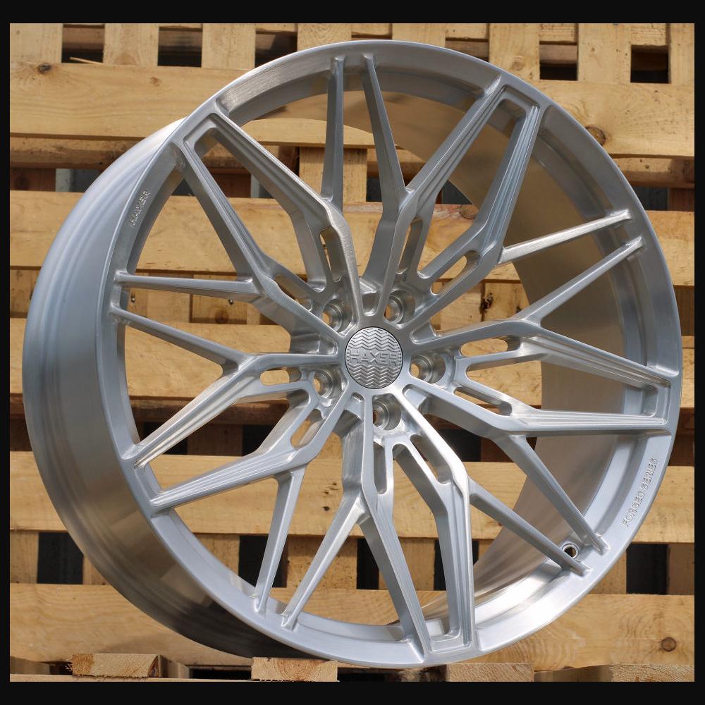 Wheel R21x11.5J  5X112  ET  37  66.6  HXF02  Brush Silver (BS)  For HAXER  (K3)  (FORGED  (NEW Model))
