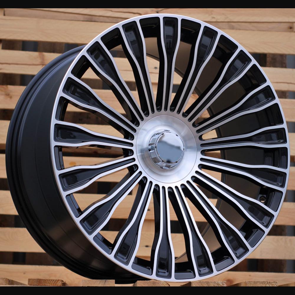 Wheel R21x9J  5X112  ET  34  66.6  I0313  (BY1785)  Black Polished (MB)  For MER  (Z3)  (Rear+Front)
