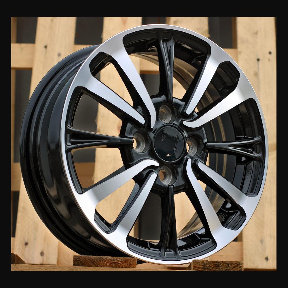 Wheel R14x5.5J  4X100  ET  40  54.1  I0360  Black Polished (MB)  For TOYOT  (K7)