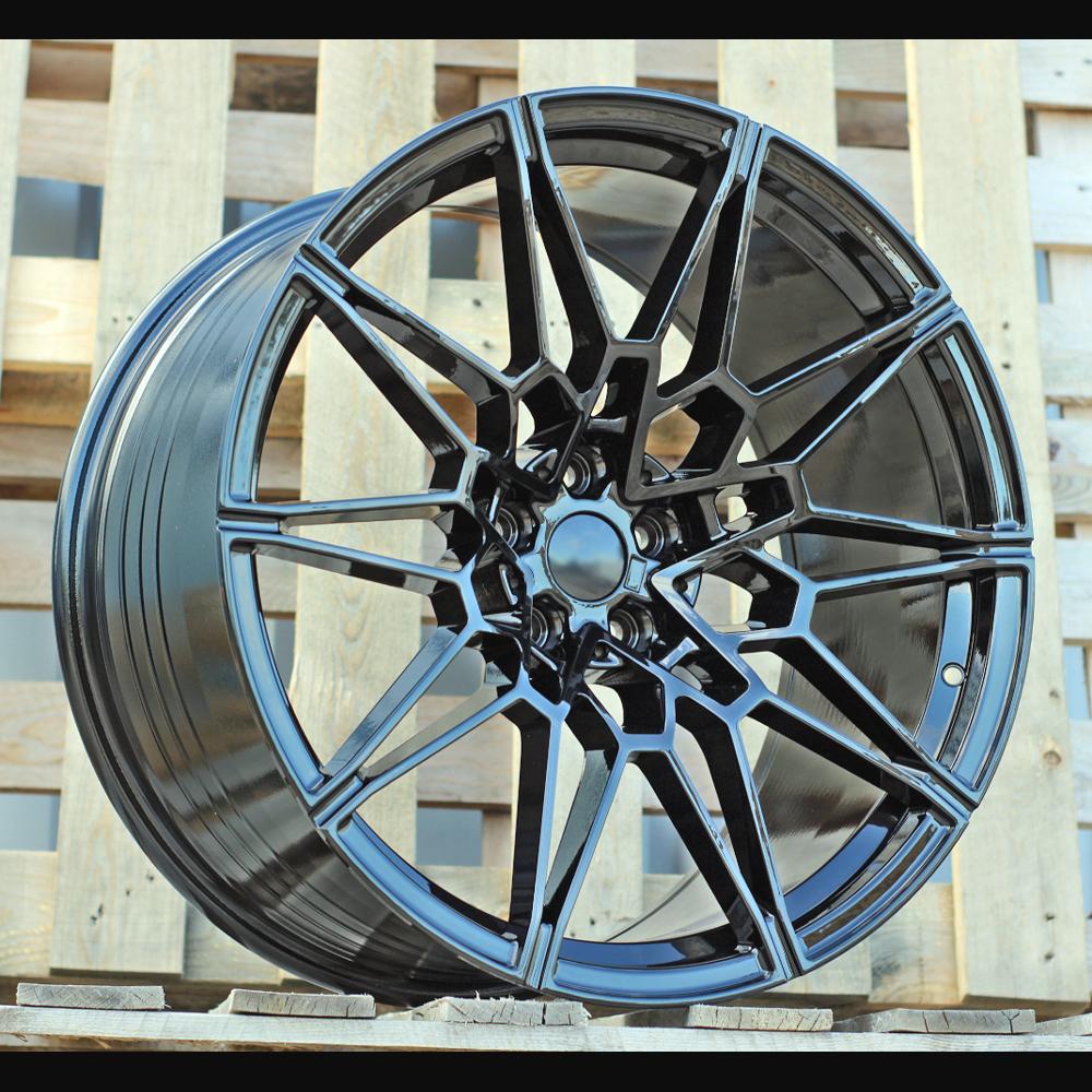Wheel R20x9.5J  5X112  ET  20  66.6  IN3650F  Black (BL)  For BMW  (M)  (HYBRID FORGED Front R20+Rear R21 (BMW M-Competition (M3 G80/G81 LCI/M4 G82/G83 LCI))