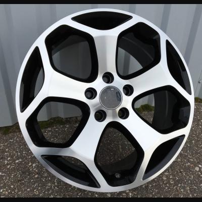 Wheel R17x7.5J  5X108  ET  50  63.4  QC507  Black Polished+Powder Coating (MBPC)  For FORD  (R)