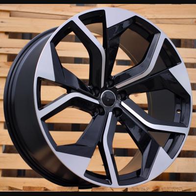 Wheel R22x10J  5X112  ET  20  66.5  TX484  Black Polished (MB)  For AUD  (K7)  (FORGED Q8)