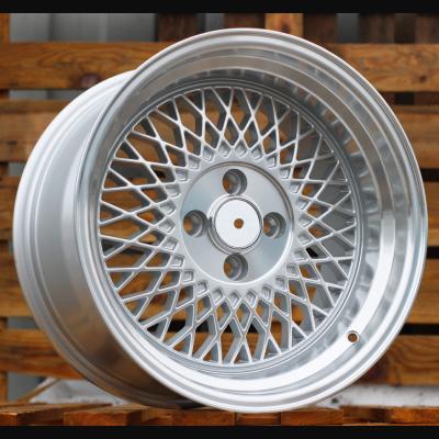 Wheel R15x8.25J  4X100  ET  20  73.1  XF098  Machined Silver (MS)  For RACIN  (R)
