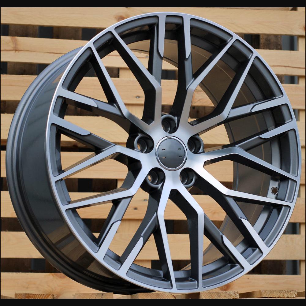 Wheel R19x8.5J  5X112  ET  40  66.5  XFE30  (FBX342)  Grey Polished (MG)  For AUD  (A+Z6)  (HYBRID FORGED)