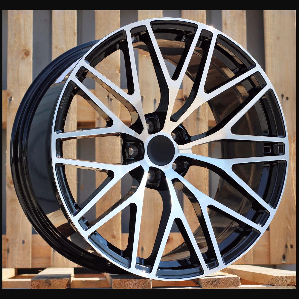 Wheel R20x10J  5X112  ET  19  66.5  XFRGW5697  Black Polished (MB)  For PORCH  (K3)  (FORGED (Rear+Front))