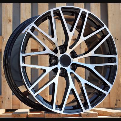 Wheel R20x10J  5X112  ET  19  66.5  XFRGW5697  Black Polished (MB)  For PORCH  (K3)  (FORGED (Rear+Front))