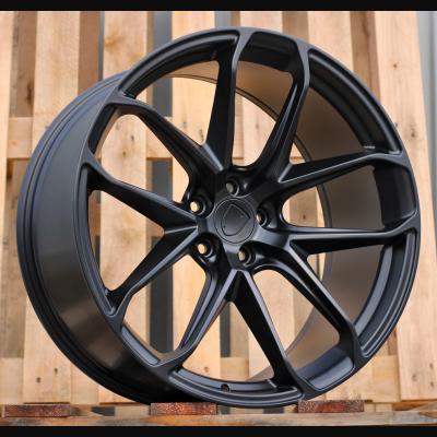 Wheel R21x10J  5X112  ET  19  66.5  Y5985B  Black Half Matt (BLHM)  For PORCH  (K4+P)  ((Front+Rear) NEW Model)