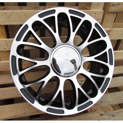 Ratlankis R15x6J  4X98J  ET  35  58.1  LU392  Black Polished (MB)  For FIAT  (P1)