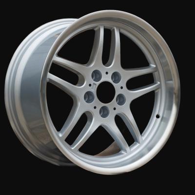 Felge R18x8J  5X120  ET  20  74.1  A5913  (FBX121)  Silver+Polished Lip (SP)  For BMW  (M+Z5)  (HYBRID FORGED Rear+Front)