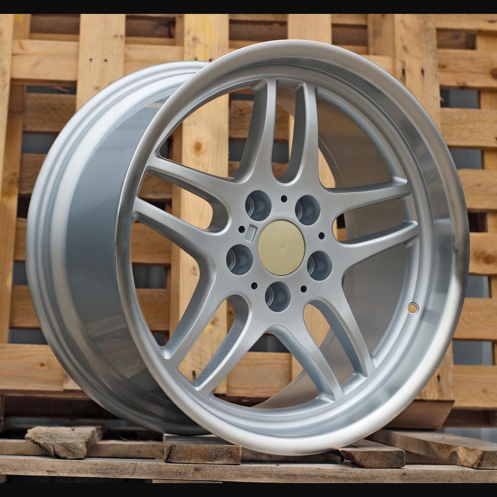 Wheel R18x9.5J  5X120  ET  20  74.1  A5913  (FBX121)  Silver+Polished Lip (SP)  For BMW  (M+Z5)  (HYBRID FORGED Rear+Front)