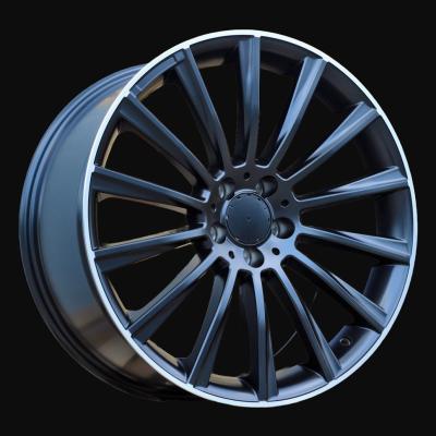 Felge R18x7.5J  5X112  ET  44  66.6  B1048  Black Half Matt+Polished Lip (BLHMPL)  For MER  (Z1+Z3+Z6)