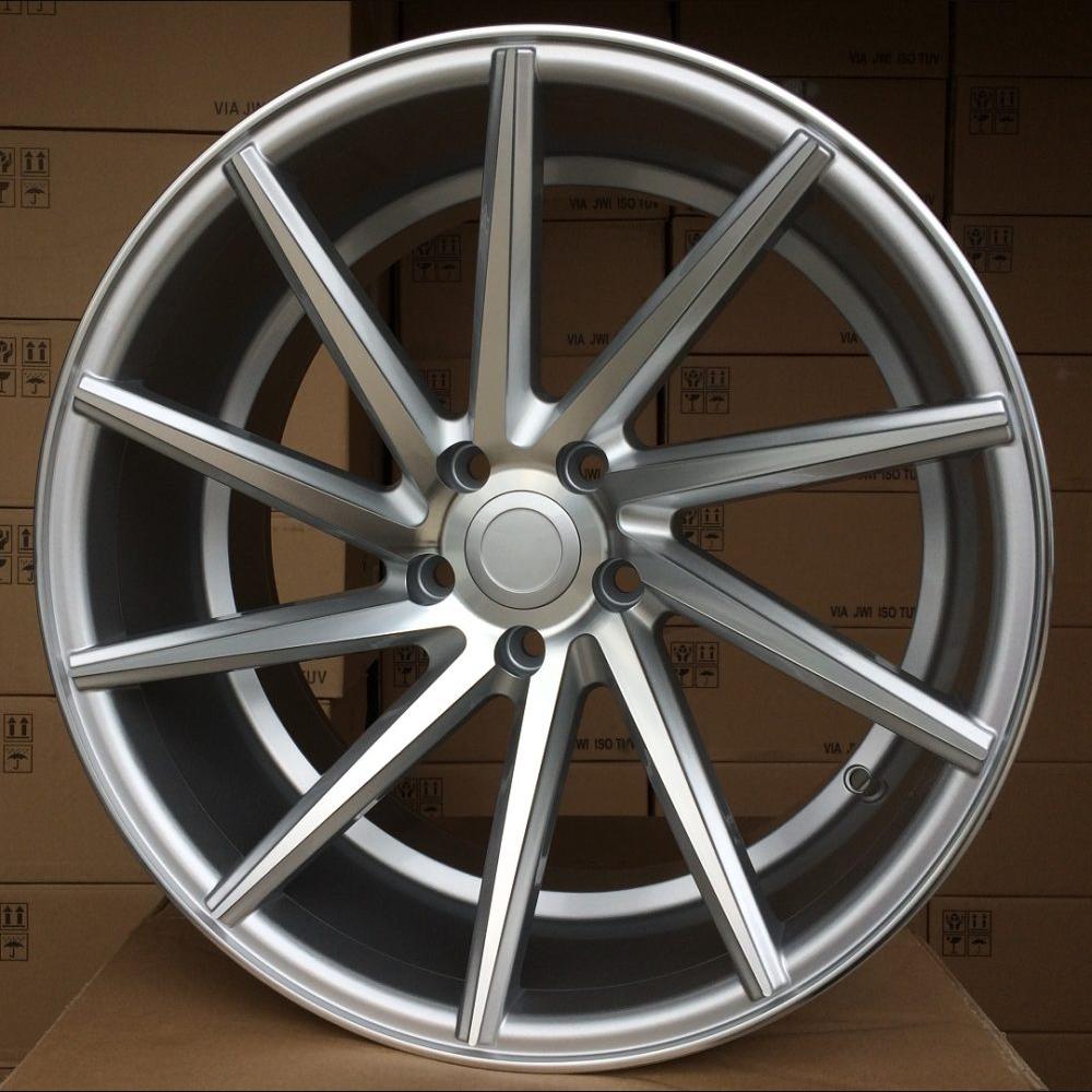 Wheel R19x8.5J  5X112  ET  40  66.5  B1058  Machined Silver (MS)  For RACIN  (Z7)  (LEFT SIDE (Style Vossen))