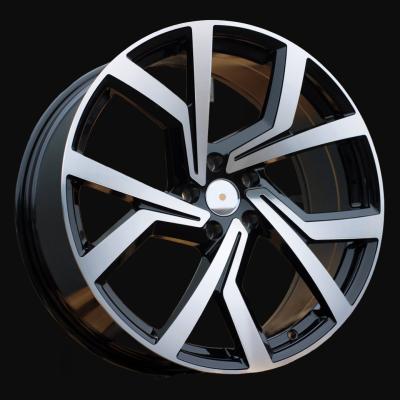 Ratlankis R18x7.5J  5X100  ET  45  57.1  B1154  (FBX157)  Black Polished (MB)  For VW  (K7)  (HYBRID FORGED)
