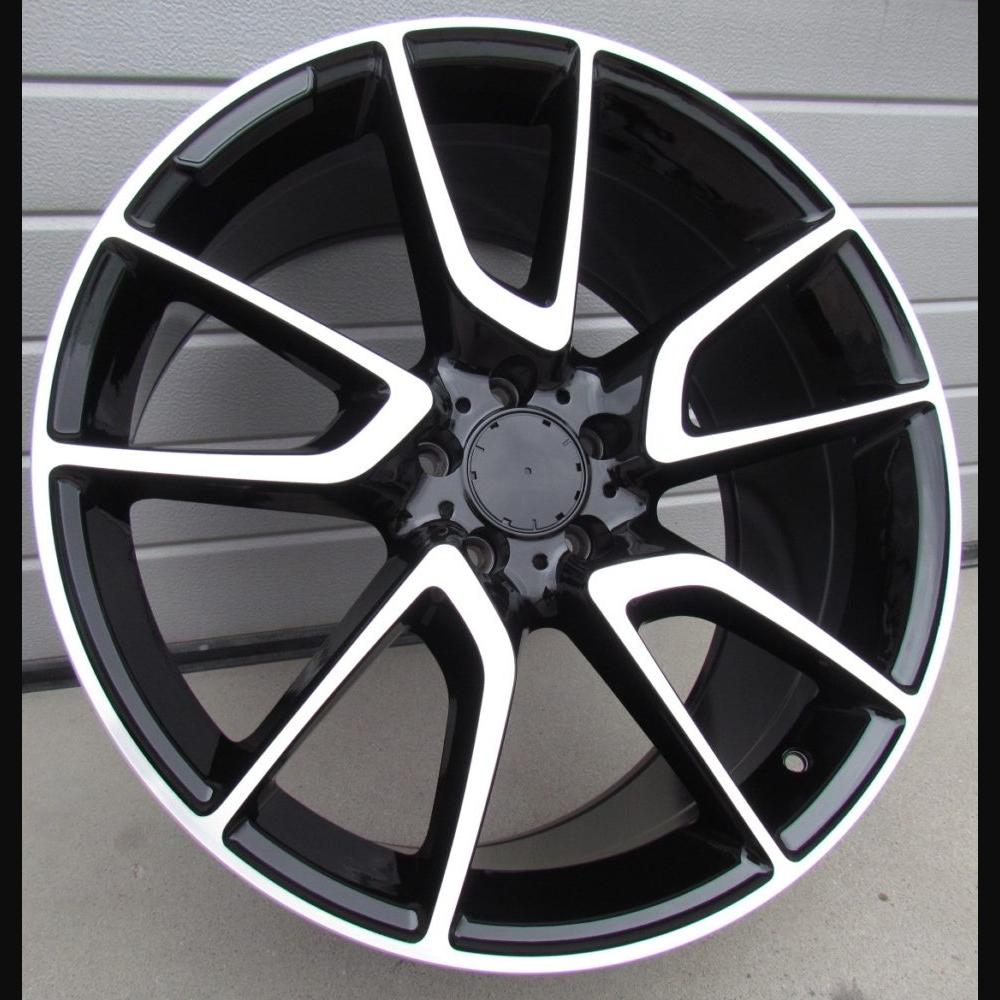 Wheel R20x9.5J  5X112  ET  45  66.6  B1303  (IN5450)  Black Polished (MB)  For MER  (K3)  (Rear+Front)