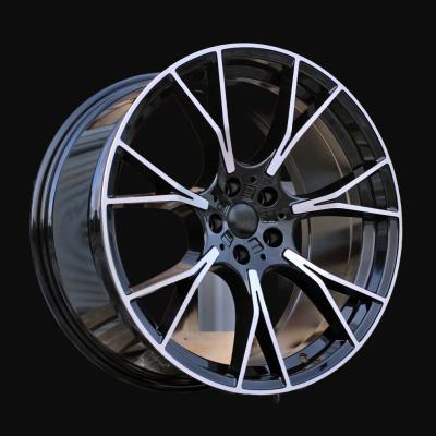 Llanta R19x9.5J  5X112  ET  37  66.6  B1617  (H3217F)  Black Polished (MB)  For BMW  (M)  (HYBRID FORGED Rear+Front)