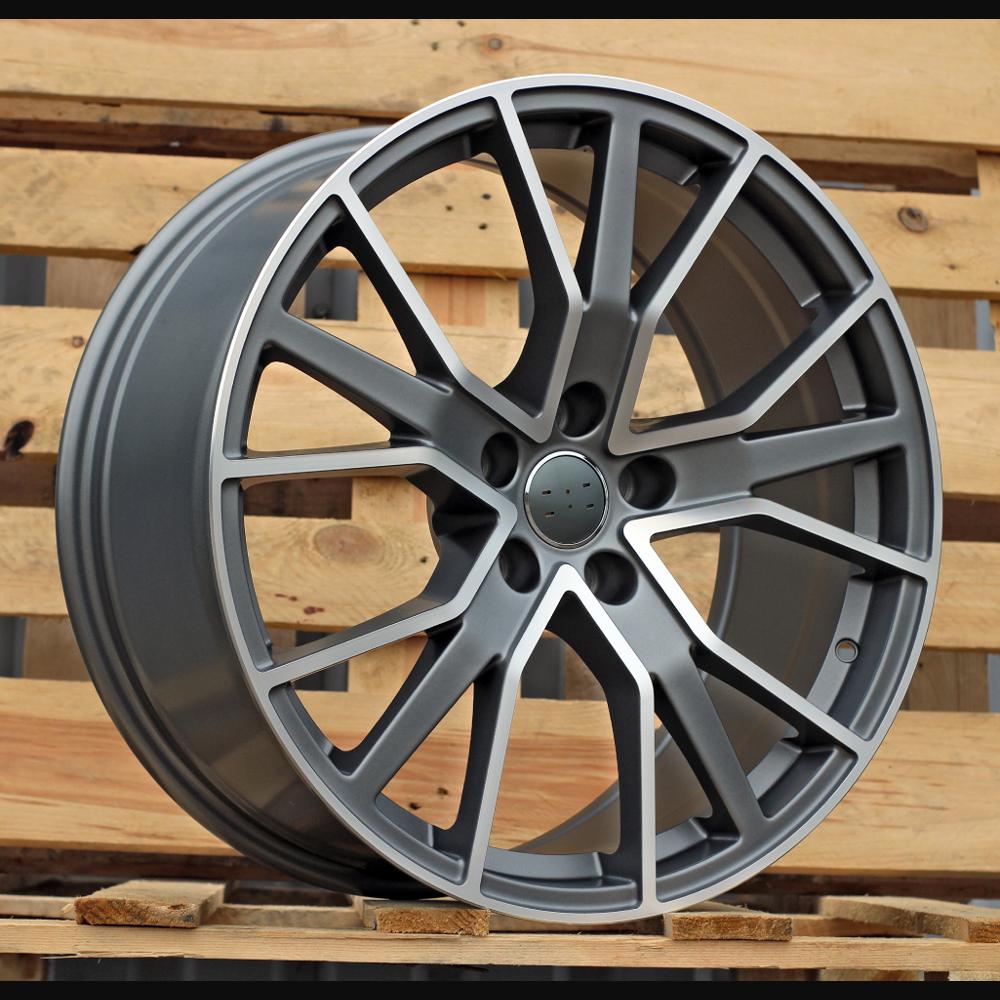 Wheel R19x8.5J  5X112  ET  35  66.5  B5131  (FBX133)  Grey Polished Half Matt (MGHM)  For AUD  (A)  (HYBRID FORGED)