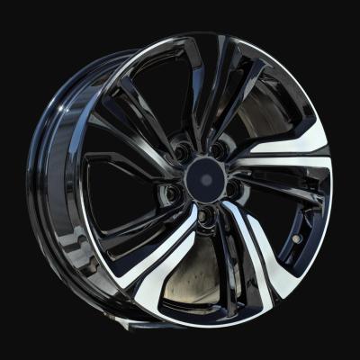 Llanta R17x7J  5X114.3  ET  45  64.1  B5385  (IN7110)  Black Polished (MB)  For HOND  (P1)
