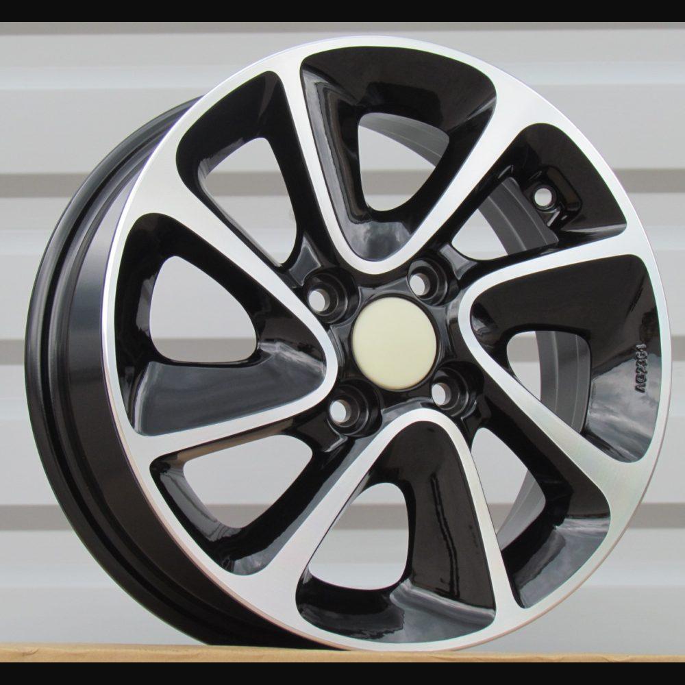 Wheel R14x5J  4X100  ET  41  54.1  B5387  Black Polished (MB)  For HYUND  (K4)
