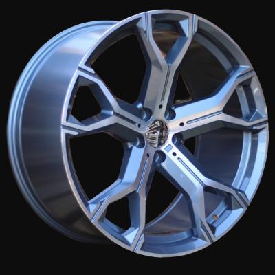 Felge R22x9.5J  5X112  ET  37  66.6  B5498  (BYD1538)  Grey Polished Half Matt (MGHM)  For BMW  (K3)  ((MGMF))