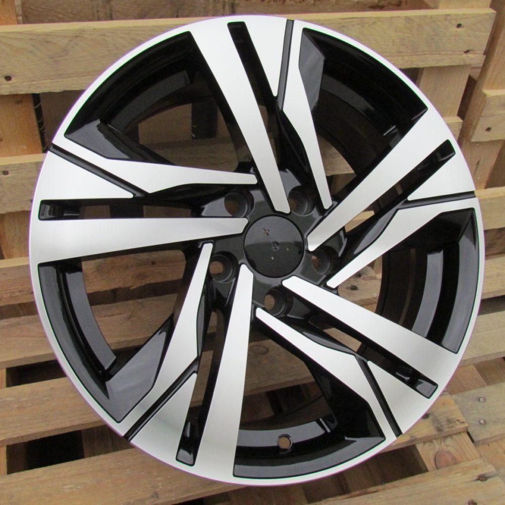 Wheel R16x7J  4X108  ET  32  65.1  B5543  Black Polished (MB)  For PEUG  (Z7)