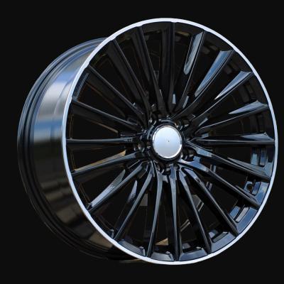 Felge R19x9J  5X112  ET  45  66.6  B5909  Black+Polished Lip (BLPL)  For MER  (K4+P+Z7)  ())