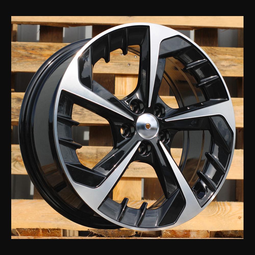 Wheel R17x7J  5X100  ET  51  57.1  B5943  Black Polished (MB)  For SEAT  (Z7)