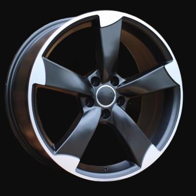 Felge R18x8.5J  5X112  ET  45  66.5  BK217  (BY939)  Black Polished Half Matt (MBHM)  For AUD  (P+P1+K7)