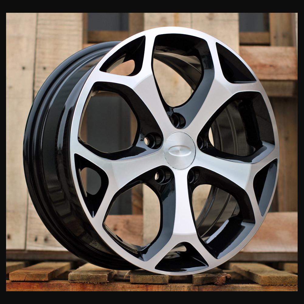 Wheel R18x8J  5X108  ET  50  63.3  BK386  Black Polished (MB)  For FORD  (K4)