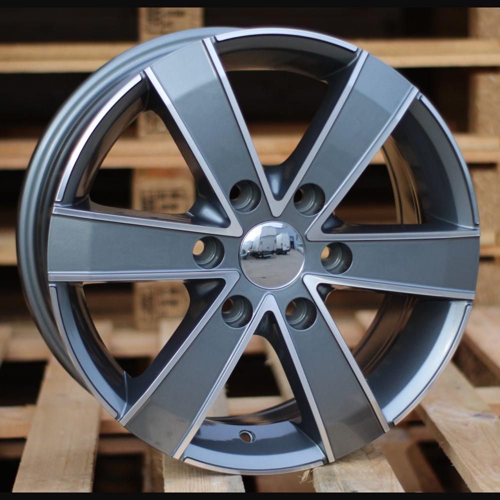 Wheel R17x7J  6X120  ET  50  74.5  BK474  Grey Polished (MG)  For FORD  (P)  ((max 1250kg))