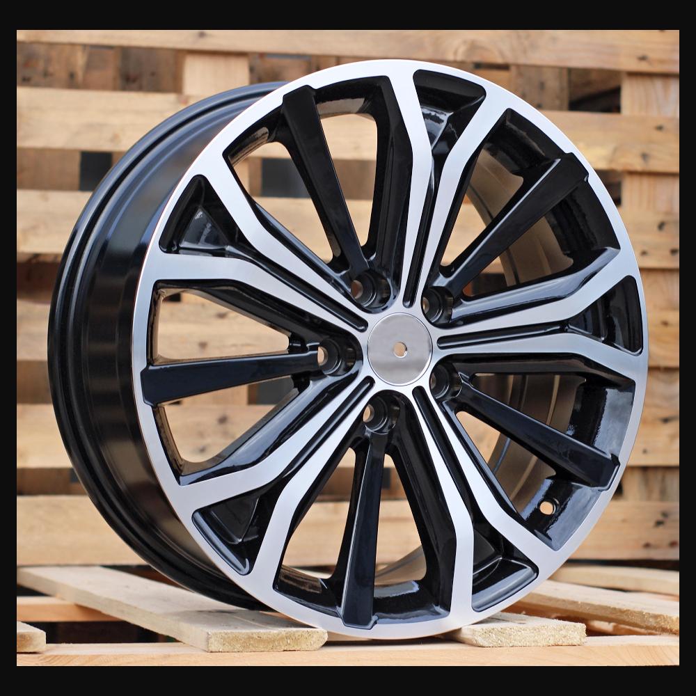 Wheel R17x7J  5X108  ET  46  65.1  BK591  Black Polished (MB)  For PEUG  (P)