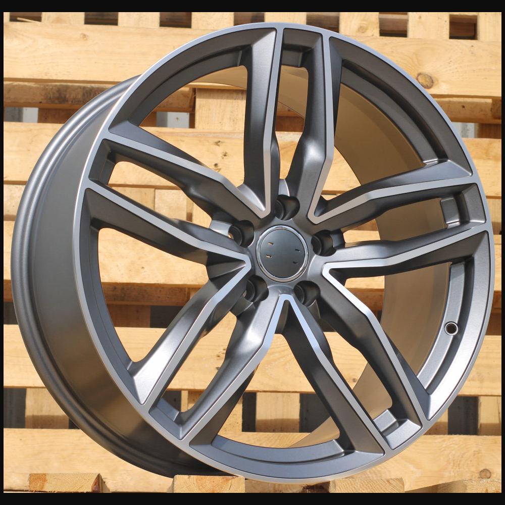 Wheel R20x9J  5X112  ET  33  66.5  BK690  (IN5228)  Grey Polished Half Matt (MGHM)  For AUD  (K7)