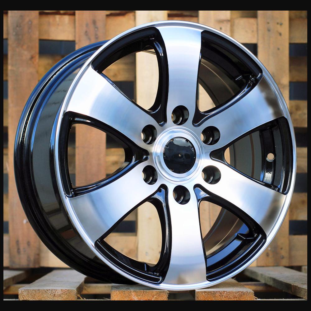 Wheel R16x7J  6X130  ET  55  84.1  BK747  Black Polished (MB)  For MER  (K2)  ((max 1400kg))