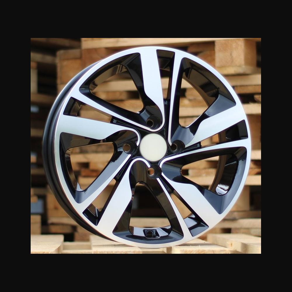 Wheel R16x6J  4X100  ET  50  54.1  BK813  (D5078)  Black Polished (MB)  For HYUND  (Z3)