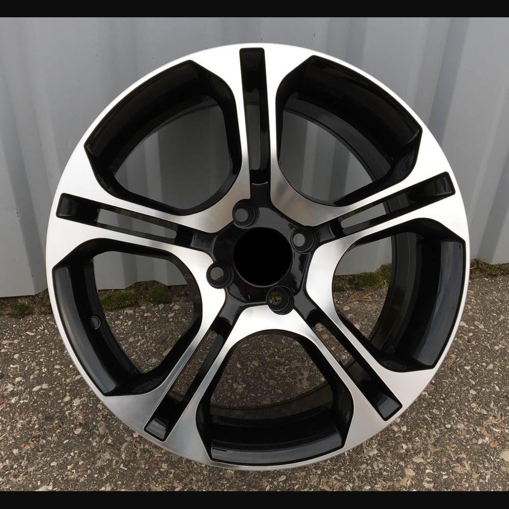 Wheel R17x7J  4X100  ET  42  60.1  BK875  Black Polished+Powder Coating (MBPC)  For RENAU  (D1)