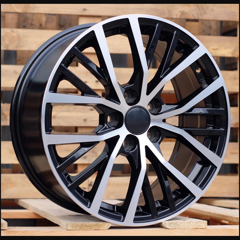 Wheel R17x7.5J  5X100  ET  45  57.1  BK952  Black Polished (MB)  For VW  (P)  ((AKC 80 Eur))