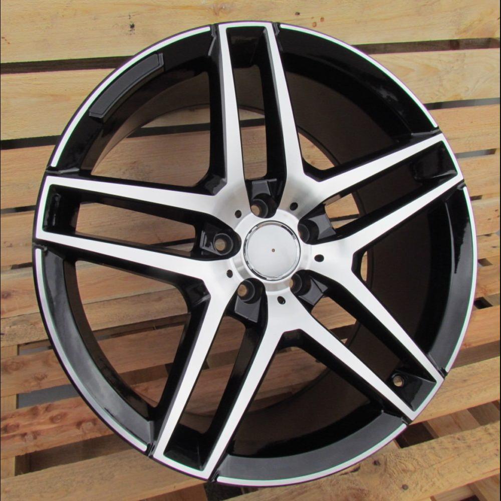 Wheel R20x8.5J  5X112  ET  43  66.6  BK967  Black Polished (MB)  For MER  (K2)  (Rear+Front)