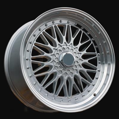 Felge R13x6J  8X100/108  ET  25  67.1  BY479  (LU247)  Silver+Polished Lip (SP)  For RACIN  (R+P1)  (BBS Style)
