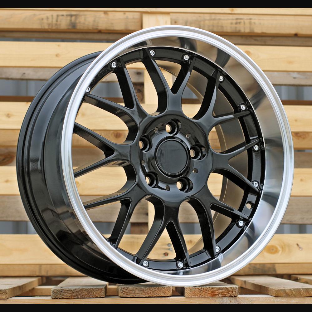 Wheel R18x8J  5X120  ET  35  72.6  BY773  Black+Polished Lip (BLPL)  For BMW  (Z2+Z6)  (REAR+FRONT)