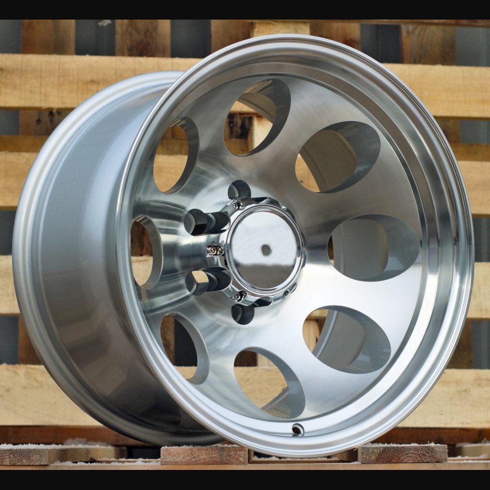 Wheel R16x10J  6X139.7  ET  M44  110.1  BY997  Machined Silver (MS)  For 4X4  (Z1)