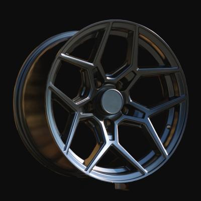 Cerchio R17x9J  5X127  ET  0  78.1  D1446  Black Half Matt (BLHM)  For 4X4  (Z4)