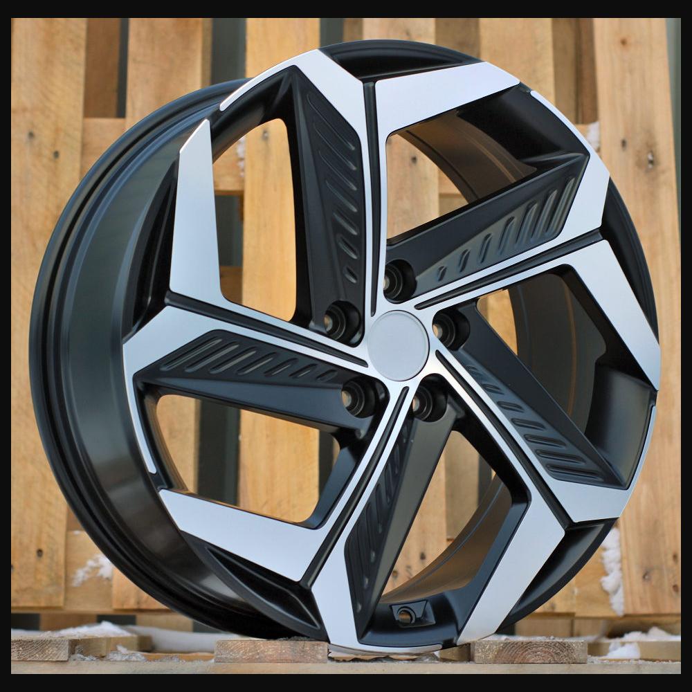 Wheel R18x7.5J  5X114.3  ET  51  67.1  D1926  (BK1224)  Black Polished Half Matt (MBHM)  For HYUND  (P)  (NEW MODEL)