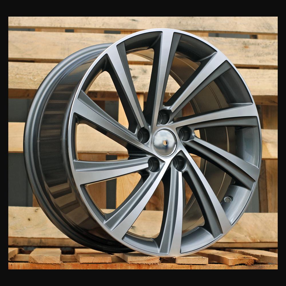 Wheel R18x8J  5X112  ET  45  57.1  D2403  Grey Polished (MG)  For SKODA  (Z1)  (New Model)