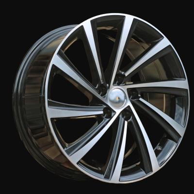 Felge R19x8J  5X112  ET  45  57.1  D2403  (YF1151)  Black Polished (MB)  For SKODA  (K7)  (HYBRID FORGED)