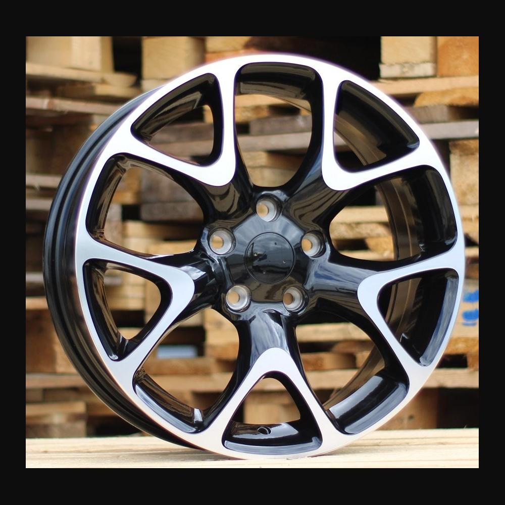Wheel R17x7J  5X105  ET  41  56.6  E236  (XF076)  Black Polished (MB)  For OPEL  (P2)