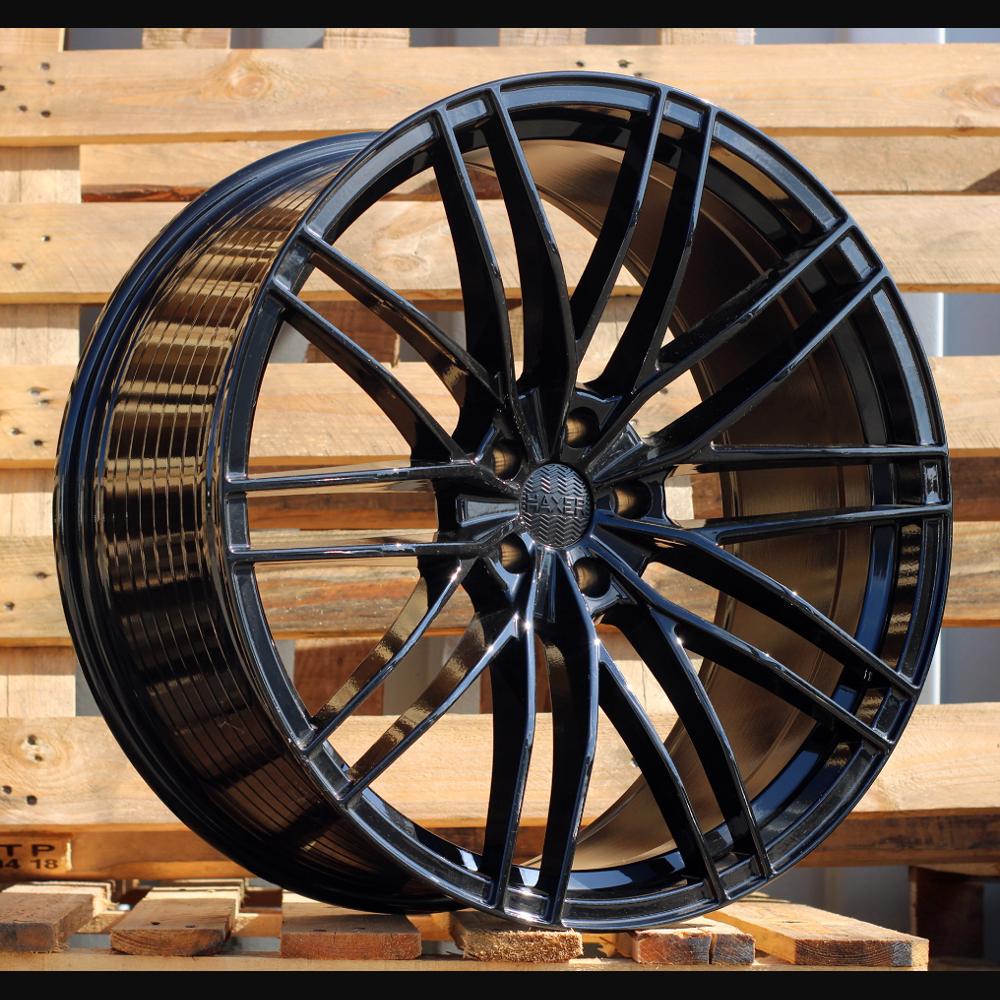 Wheel R20x9J  5X112  ET  30  66.5  F1995  (YF0417)  Black (BL)  For AUD  (K8)  (HYBRID FORGED ABT Style)