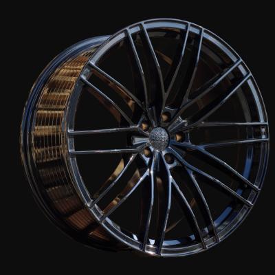Felge R20x9J  5X112  ET  30  66.5  F1995  (YF0417)  Black (BL)  For AUD  (K8)  (HYBRID FORGED ABT Style)