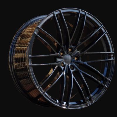Felge R19x8.5J  5X112  ET  35  66.5  F1995  (YF0417)  Black (BL)  For AUD  (K7)  (HYBRID FORGED ABT Style)