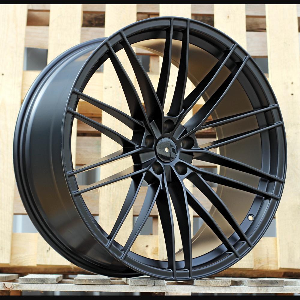 Wheel R22x10J  5X112  ET  18  66.5  F1995  (FBX001)  Black Half Matt (BLHM)  For AUD  (P1+Z6)  (HYBRID FORGED ABT Style)